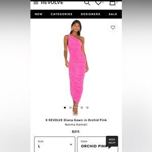 Norma Kamali dress, Size L. Still in original package and unworn.